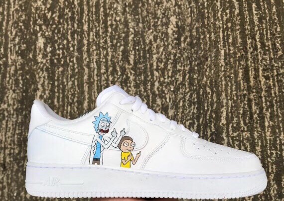 nike af1 rick and morty